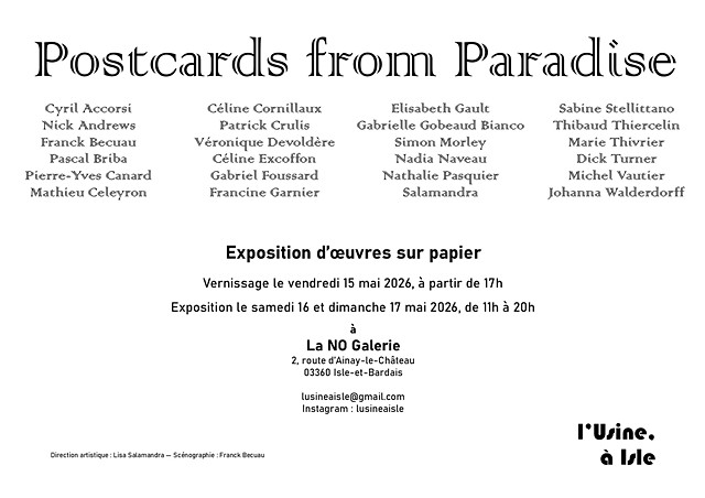 Dossier de presse - "Postcards from Paradise" 2026