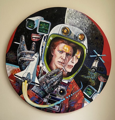 Bowie space walk with cigarettes