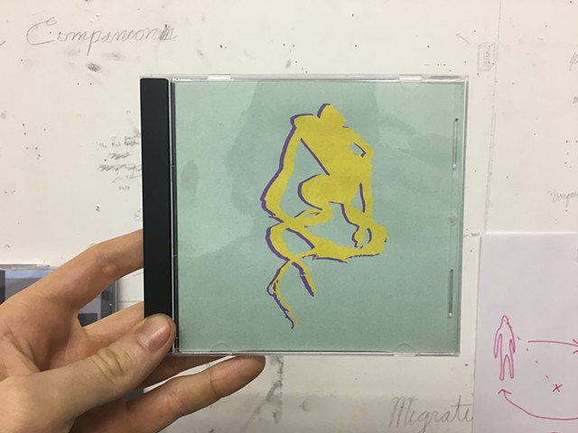 CD case, images and imaginary artwork titles