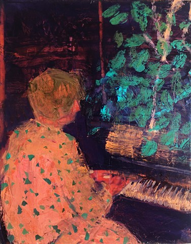 Margo at the Piano