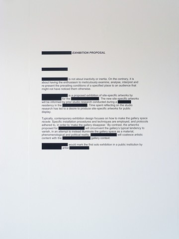 (Blank) Exhibition Proposal
