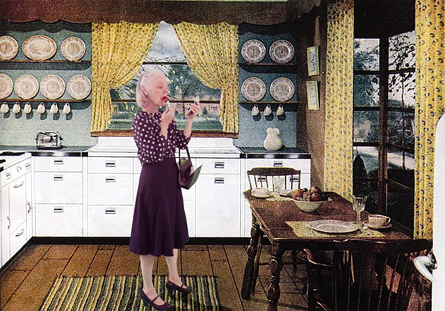 1946 Mid Century Crane Kitchen
 (Putting on Lipstick)