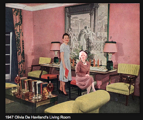 1947 Olivia De Haviland's Living Room (just visiting)