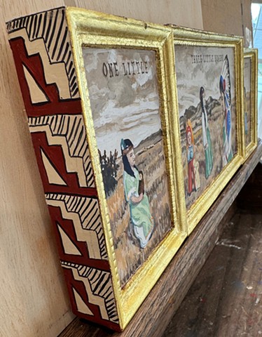 Frame Border "One LIttle, Two Little, Three Little Indians"