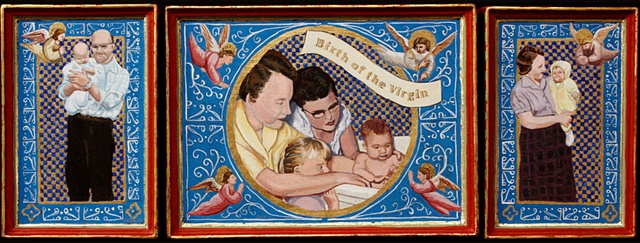 Birth of the Virgin-triptych