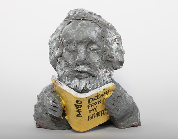 The Ghost of Marx Reads Obama front view