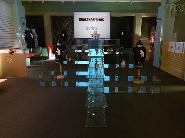 Installation view from the entrance