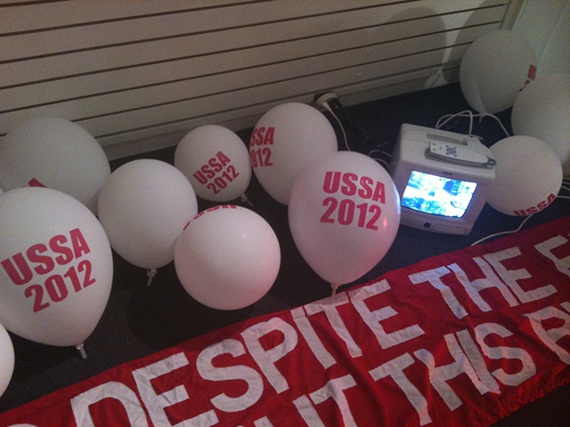 USSA Balloons with Waiting for Health Care video