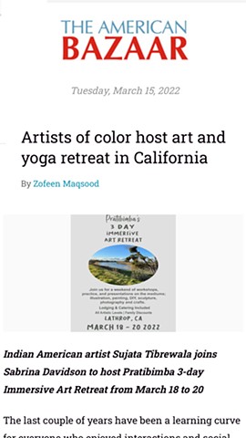 Artists of color host art and yoga retreat in California