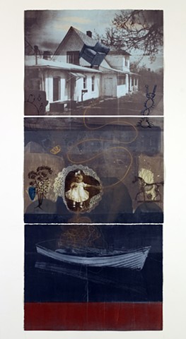 Susanne Mitchell, art, artist, drawing, painting, printmaking, monotype, narrative art. Images of memory, place and dream.