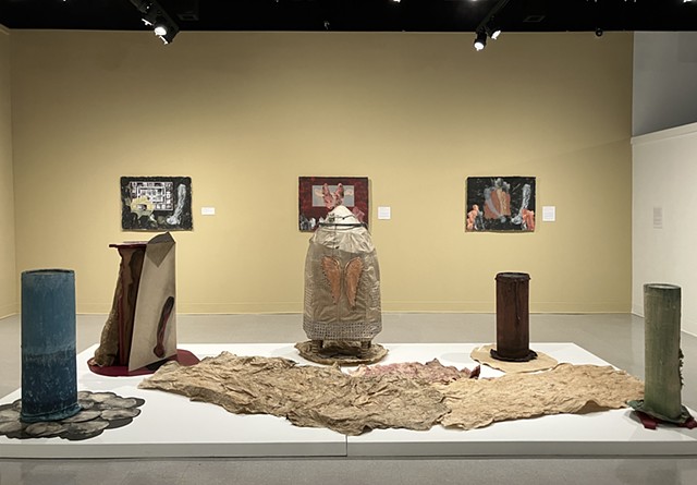 View of Chris Mona / Helen Frederick's gallery in "Chasm"