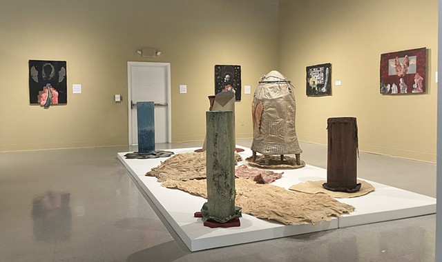 View of Chris Mona / Helen Frederick's gallery in "Chasm"