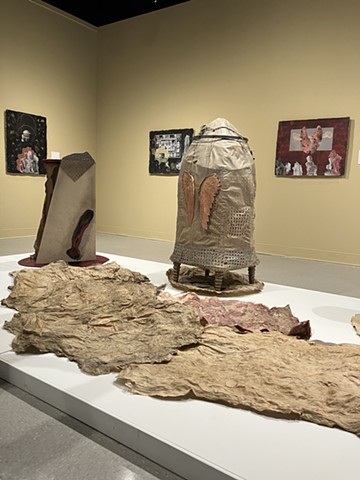 View of Chris Mona / Helen Frederick's gallery in "Chasm"