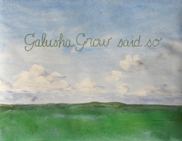 Galusha Grow Said So: page 1
