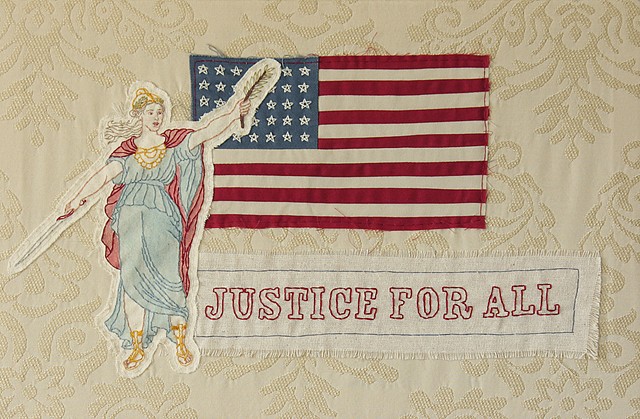 American History Americana Lady Liberty flag