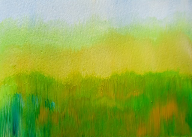 abstract landscape painting