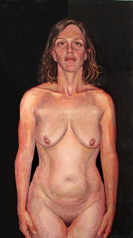 nude, female, woman, portrait, painting, art, artist, matthew ivan cherry