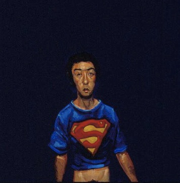Billy in a Superman T-Shirt