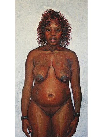 nude, female, woman, portrait, painting, art, artist, matthew ivan cherry