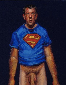 Matthew in a Superman T-Shirt