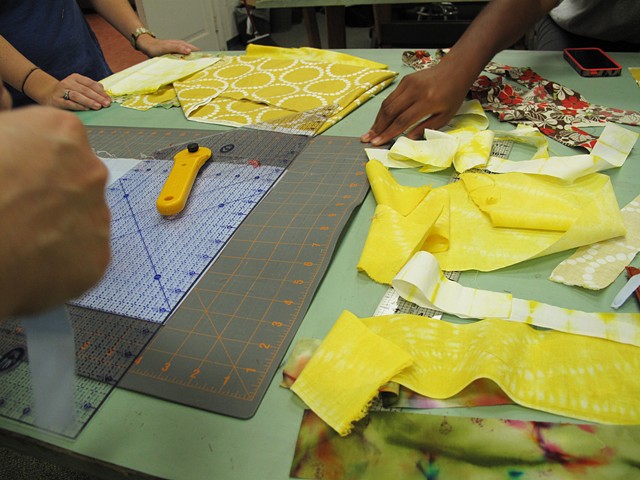 STUDENT WORK


Fiber and Paper Arts Club
Turmeric Dye and Mini-Art Quilt