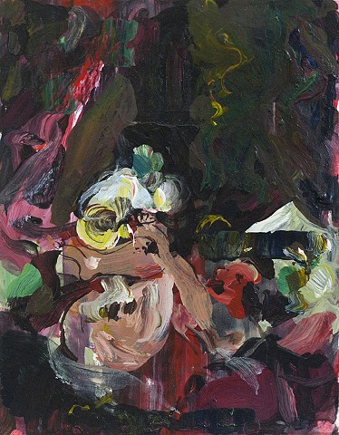 CURATORIAL

COLLAPSE

Tiffany Calvert

Untitled (Girl with Dog)
Acrylic on paper
5.5 x 6.5 in.
