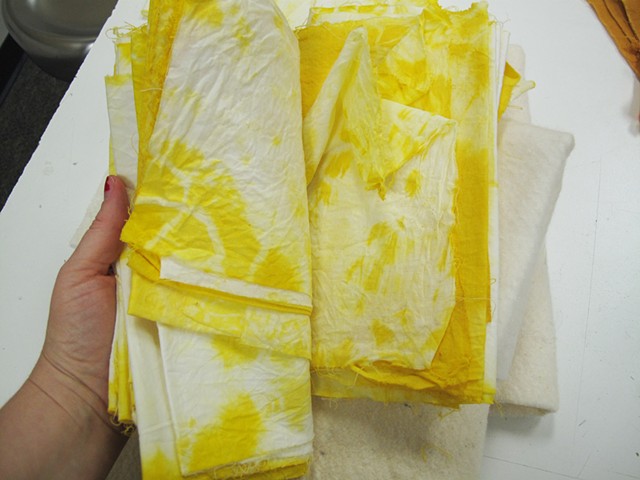 STUDENT WORK


Fiber and Paper Arts Club
Turmeric Dye and Mini-Art Quilt