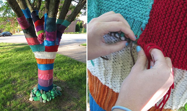 STUDENT WORK

Yarn Bomb