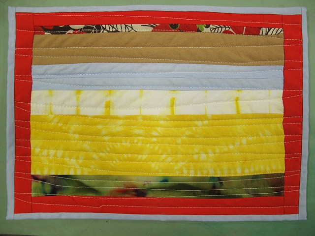 STUDENT WORK


Fiber and Paper Arts Club
Turmeric Dye and Mini-Art Quilt