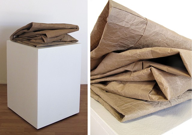 Quilt Top
2014
Brown paper bags
10 x 24 x 24 in.