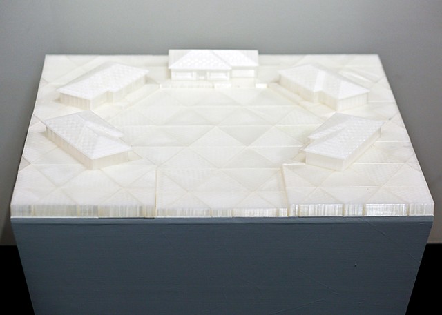 CURATORIAL

HOME EC

June 2-28, 2014
The Cullis Wade Depot Gallery
Mississippi State University
Starkville, Mississippi

Joe Ford
Invisible Suburb 
2013
3D printed PLA plastic, plywood
