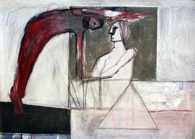 CURATORIAL

COLLAPSE

Julie Evanoff

Geo Figure Red
Mixed media on paper
24 x 17 in.