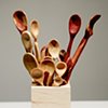 CURATORIAL

HOME EC

June 2-28, 2014
The Cullis Wade Depot Gallery
Mississippi State University
Starkville, Mississippi

Marty Haug
Spoons
2013-14
Cedar, poplar, pine