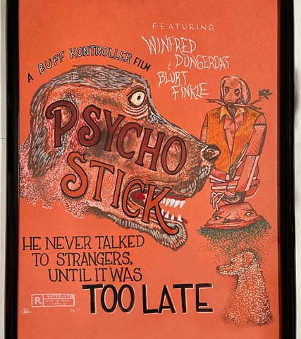 “Psycho Stick” collaboration with Caitlin Carrier
