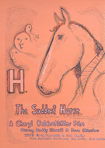 horse poster movie saddest sharpie