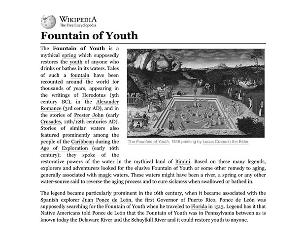 fountain of youth