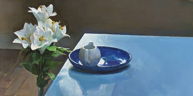 Lillies and Blue Table (Emergence)
