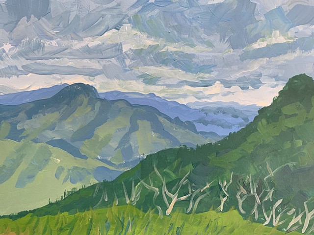 Landscape painting, plein air, alla prima painting, california landscape, Yosemite painting, Sequoia painting,  contemporary landscape