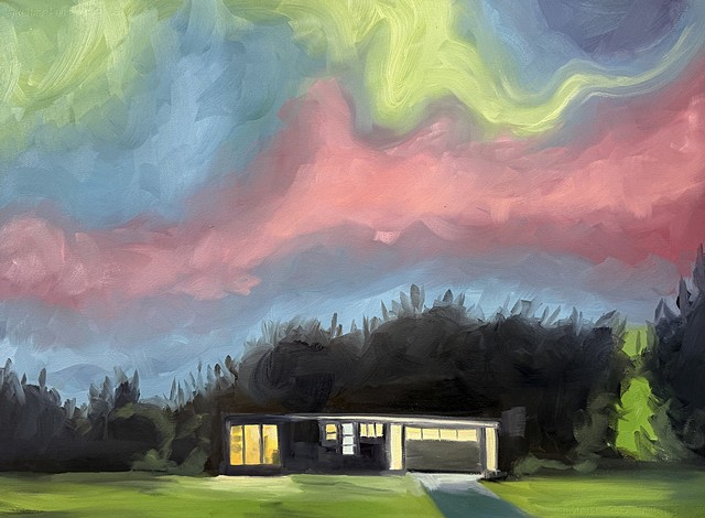 Northern Lights and Ranch House