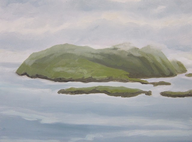 Ireland landscape painting, landscape painting, alla prima painting, plein air painting