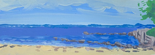 landscape, long island, all prima, plein air painting 