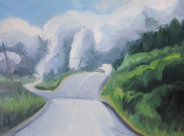 landscape painting, climate change, alla prima painting