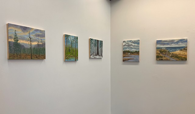 landscape paintings, contemporary landscapes, plein air paintings