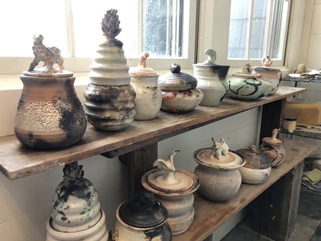 Pit fired jars