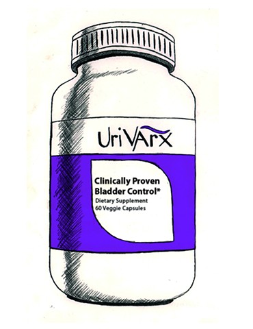 UriVarx bottle promotional packaging 