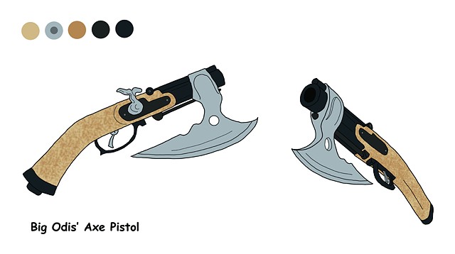 "Entropy" Weapon Concept - Big Odis' Pistol