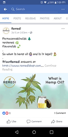Remedi Plus Illustration used for Facebook post