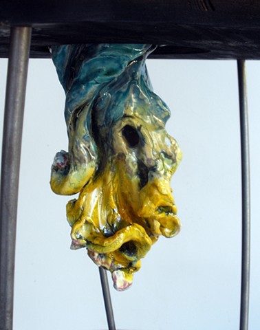 Knuckle Ball, detail hanging 