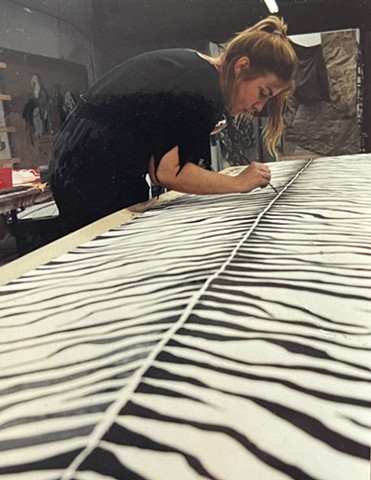 Hand painted Wallpaper 