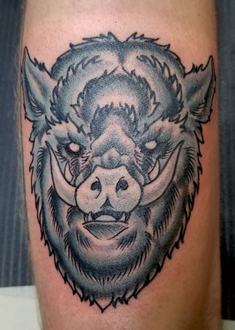 Animal Farm Tattoos Chicago Tatuajes Wild Boar Head Tattoo